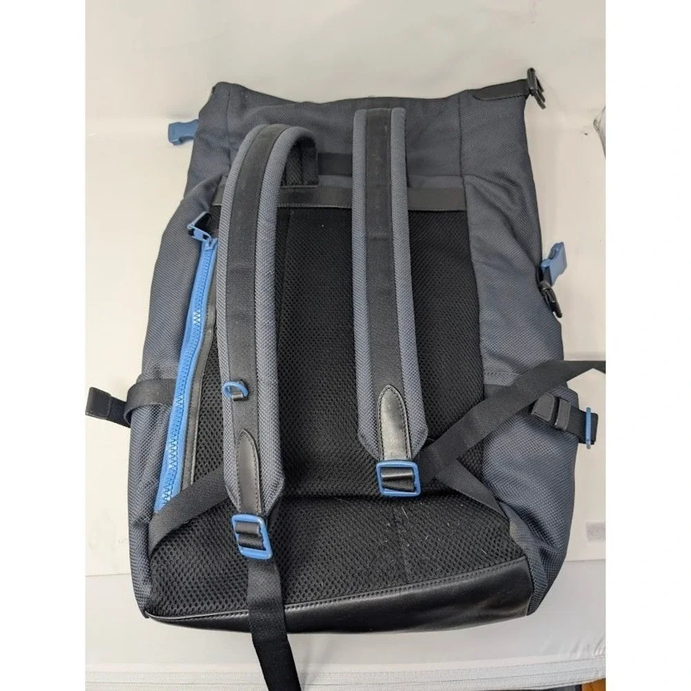 Coach Men's Terrain Roll Top Backpack Black‎ Nylon and leather